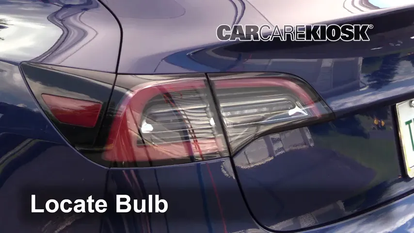 2018 Tesla 3 Electric Luces Luz trasera (reemplazar foco)